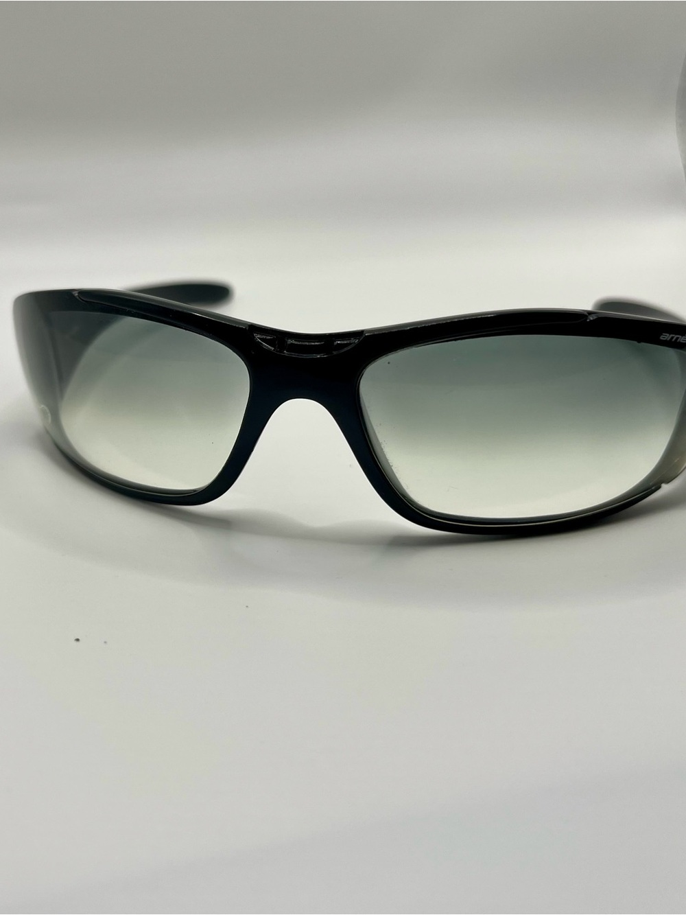 Anker Black Wraparound Sunglasses with Gradient Lenses